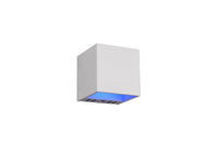 Applique da Interno a LED in Metallo Bianco Opaco