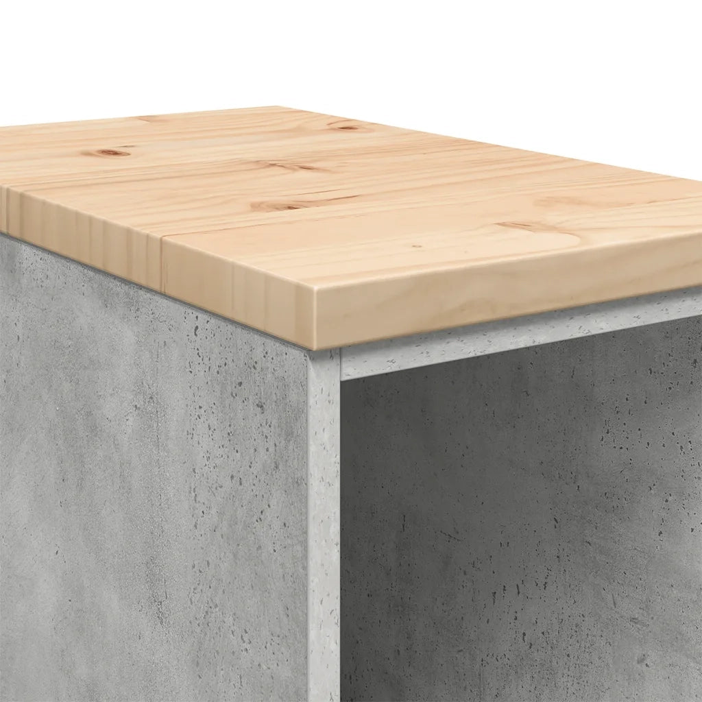 Armadietto da Garage Grigio cemento 30x51x85 cm CFW8475340