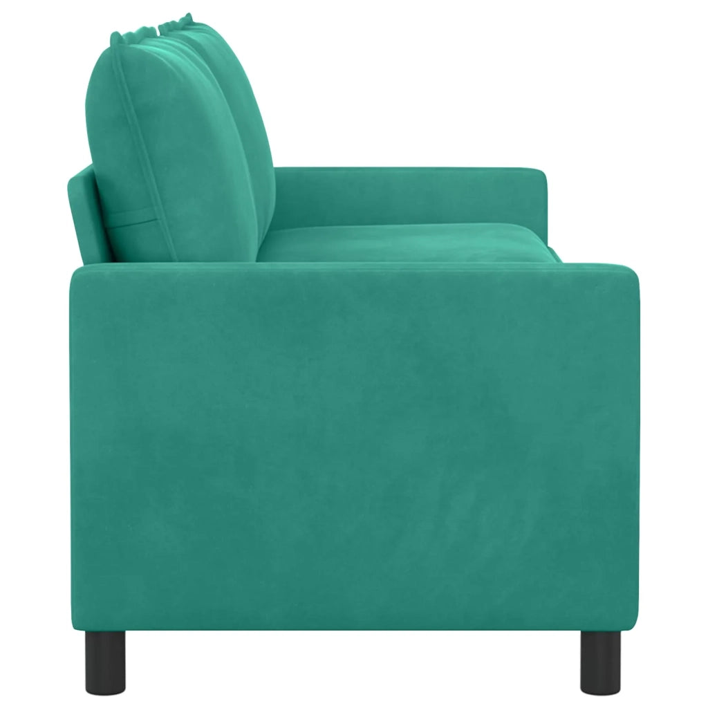 Divano Turchese 196 x 81 x 87,5 cm Velluto