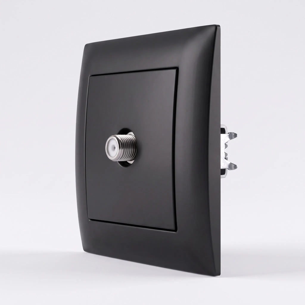 Presa Antenna Oste Jnh012-a Black