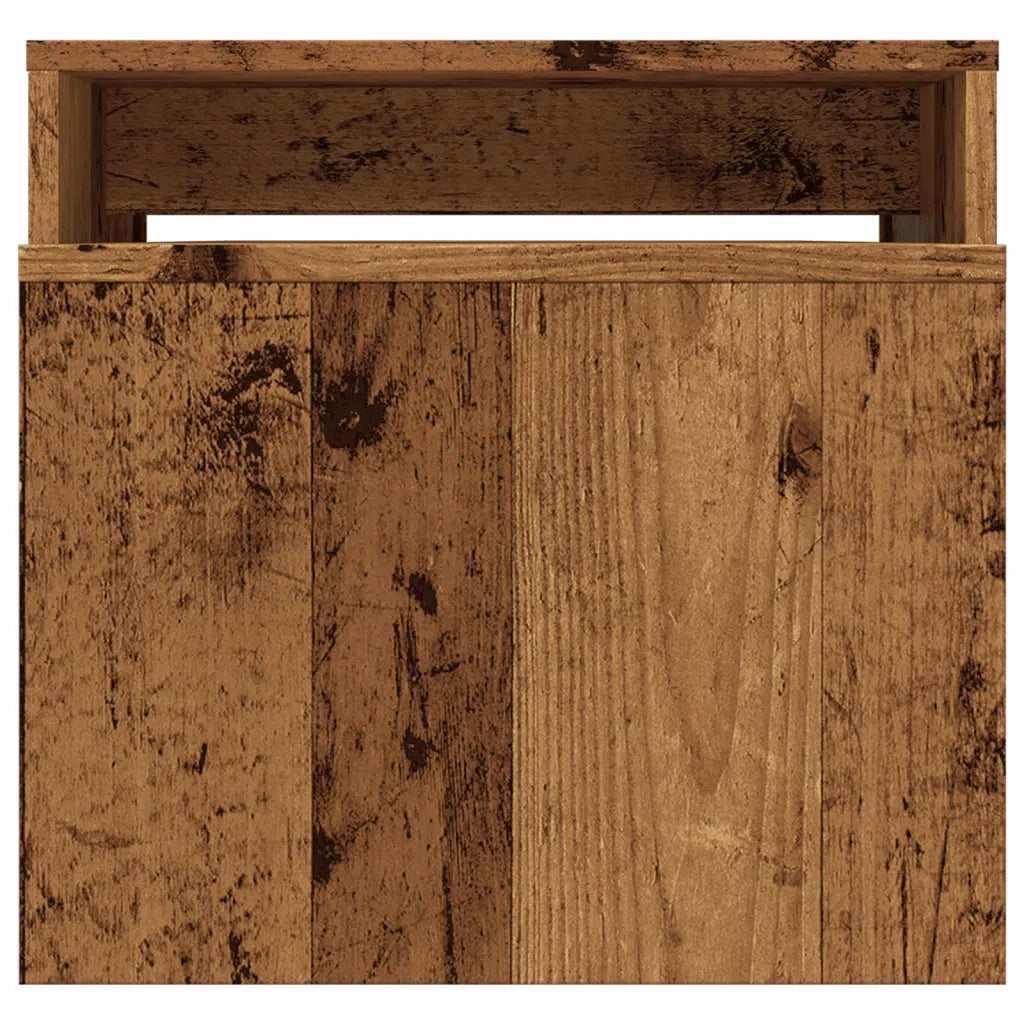 Tavolino da Salotto Legno Vecchio 100x48x40 cm in Truciolato 856054