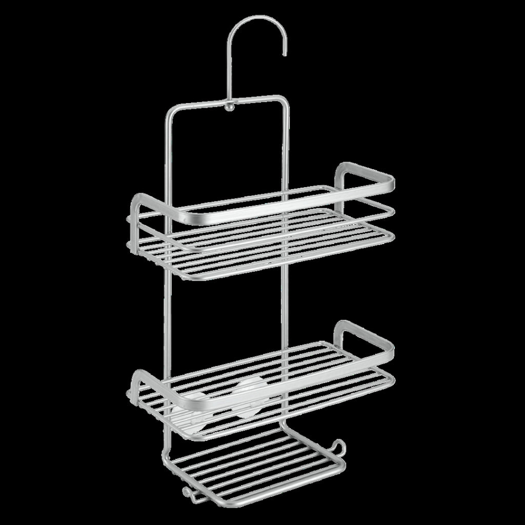 Mensola Supporto Doccia A 3 Ripiani 23X12X38/47 Cm Polytherm Metaltex - Metaltex