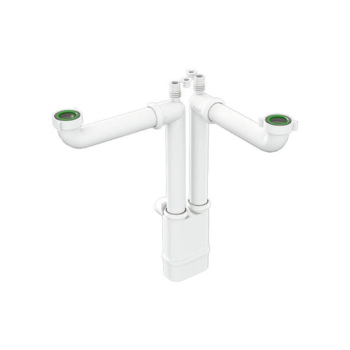 SIFONE SALVASPAZIO PER LAVELLI CUCINA GALILEO 2- 11/2 x Diam. 40 mm- BONOM- pezzi 1