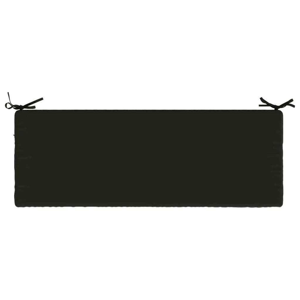 Cuscini per Panchina a 2 Pezzi SOEST 2 pz 100% Poliestere Nero 948879