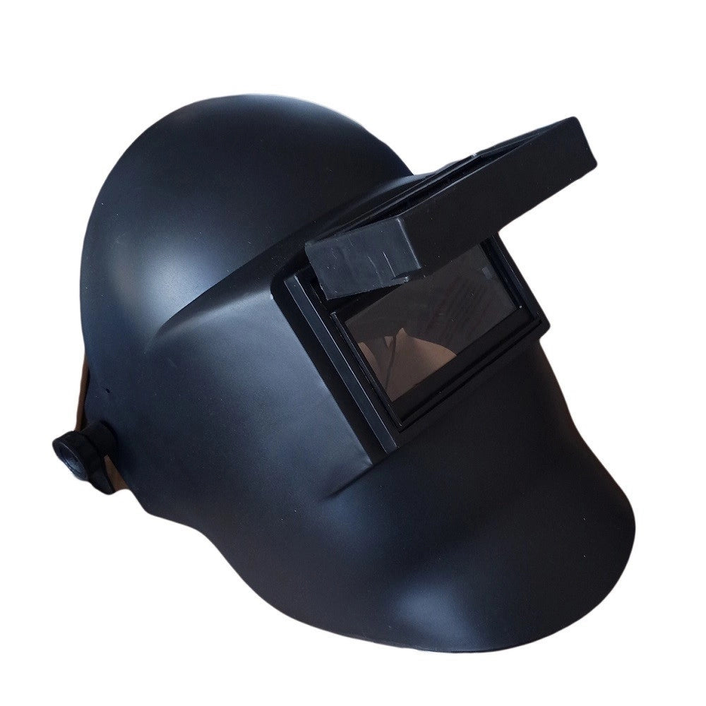 Trade Shop - Maschera Per Saldatura Casco Per Fabbro Protezione A Cristalli Liquidi Visiera -