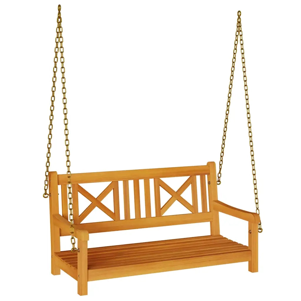 Panchina Altalena da Giardino Naturale 110 x 56 x 58,5 cm 4105528