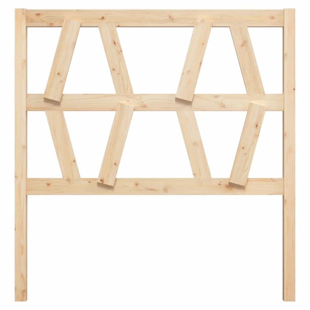 Testiera per Letto-Testata-Testiera Decorativa 96x4x100 cm in Legno Massello di Pino 557243
