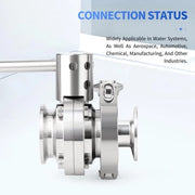 Tubolare in Acciaio Inossidabile 304 con Fissaggio Tri Clamp 1,5" - Struttura Senza Solchi - Resistente a Pressioni Elevate - Campo di Temperatura - Resistente alle Corrosioni a Temperatura Elevata