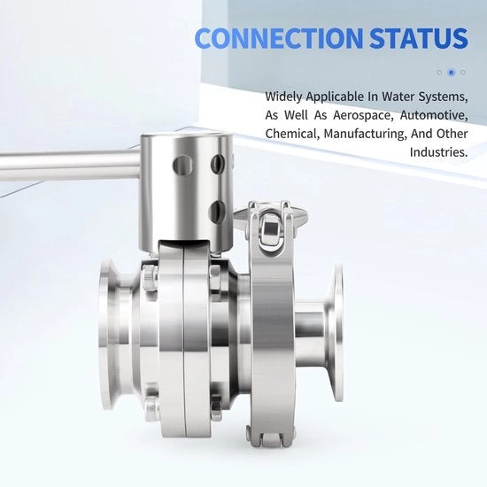 Tubolare in Acciaio Inossidabile 304 con Fissaggio Tri Clamp 1,5" - Struttura Senza Solchi - Resistente a Pressioni Elevate - Campo di Temperatura - Resistente alle Corrosioni a Temperatura Elevata