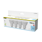 NOVA LAMPADA LED SPOT GU10 6W 490LM 4000K PZ.4- 1,0 confezione