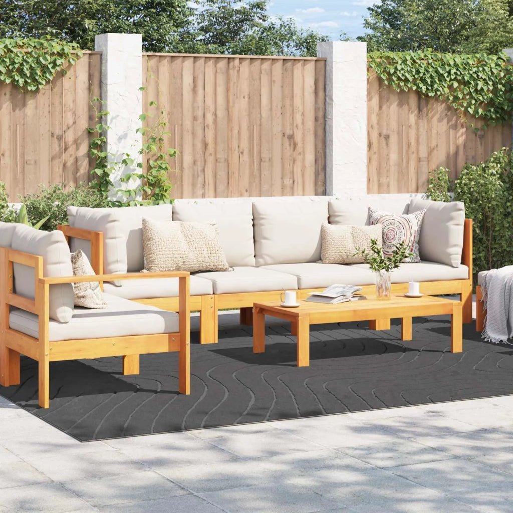 Tappeti per area PALMERAS Antracite 280 x 200 cm Poliestere 42022666