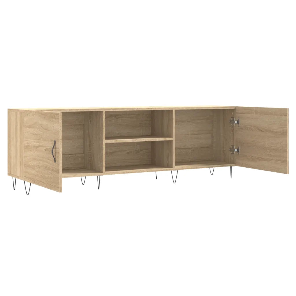 Mobile Porta TV Rovere Sonoma 150x30x50 cm in Legno Multistrato 829095