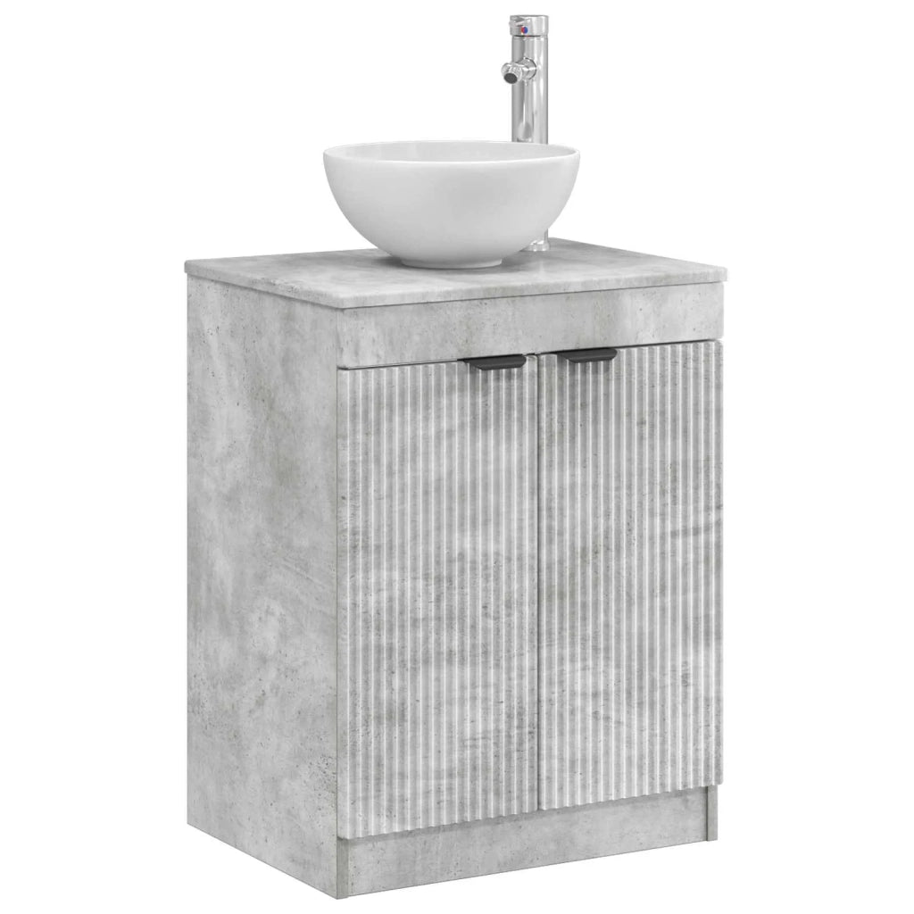 Mobile da Bagno Grigio Cemento 54 x 41 x 70 cm