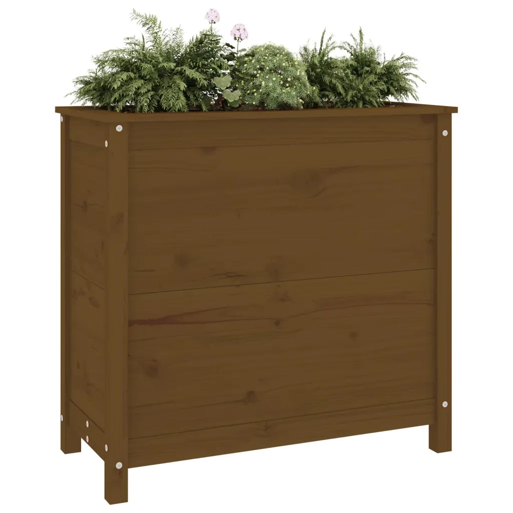 Fioriera da Giardino Ambra 82,5x40x78 cm Legno Massello di Pino 825285