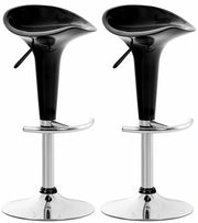 Set 2 sgabelli Saddle nero