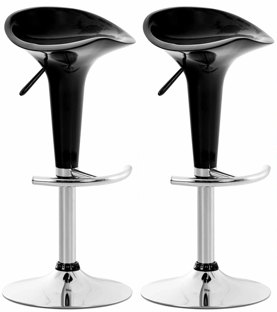 Set 2 sgabelli Saddle nero