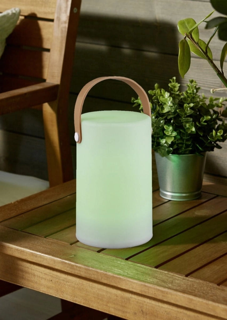 Lampada portatile da esterno Aruba bianca LED IP44