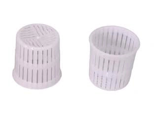 FORMINA FUSCELLA PER RICOTTA GR.40/70- - ø superiore cm.4,5 - ø inferiore cm.4x5h. - 88 pezzi