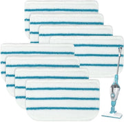 Adatto per stoviglie Black&Decker FSM1300/1600/1610 asciugamani per spugna a vapore set di 8 pezzi blu e bianco