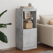 Credenza con Luci LED Grigio Cemento 41x37x100 cmcod mxl 134287