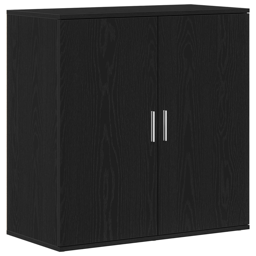Credenza Rovere Nero 79 x 38 x 80 cm Legno multistrato 862269