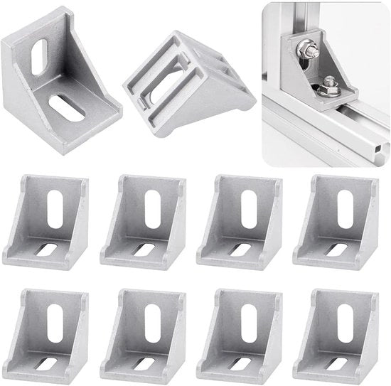 Allettanti per Angoli - 10 Stuks - Profilo in Alluminio 30x30