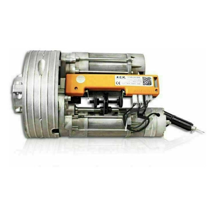 AUTOMAZIONE DOPPIO BI MOTORE SERRANDA SARACINESCA CON FRENO ASSE 101 MM 400KG