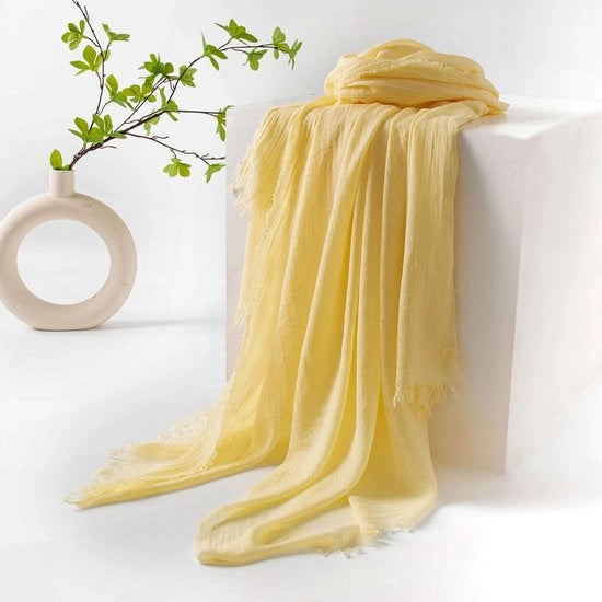 Sajaal da donna estivo, lenti e estivo, colori lisci, protezione solare, ombrelloni, sajal da donna, foulard, grande lungo sajal leggero di seta 190*100cm