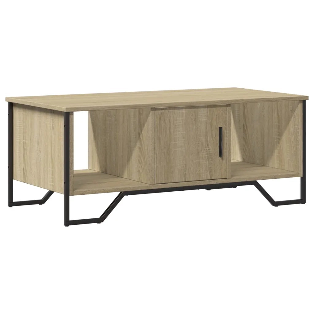 vidaXL Tavolino da Salotto Rovere Sonoma 100x51x40cm Legno Multistrato