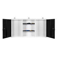 Pannello murale grigio Attrezzature officina Banco da lavoro Armadio degli attrezzi Parete forata