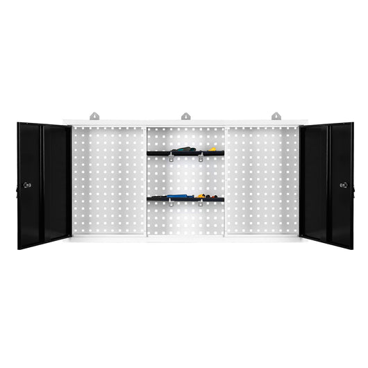 Pannello murale grigio Attrezzature officina Banco da lavoro Armadio degli attrezzi Parete forata