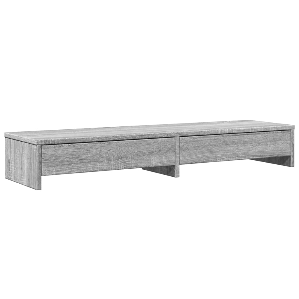 Supporto per monitor con cassetti legno ingegnerizzato Sonoma grigio 02_0044947