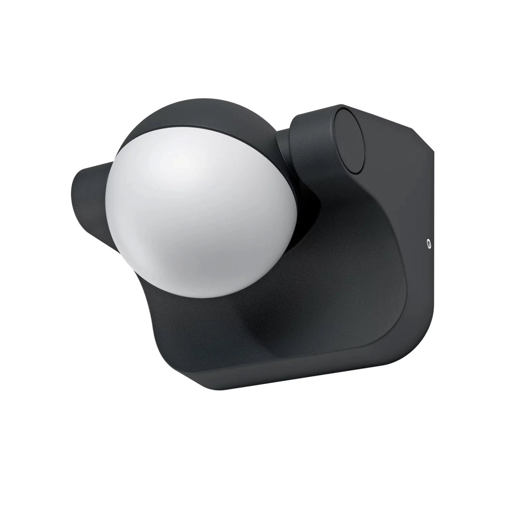 Plafoniera Esterno Moderna Nova Alluminio Antracite Led Integrato 6W 6000K Ip54
