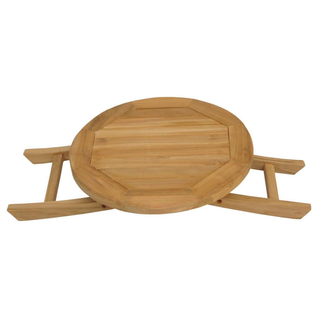 Set di lettini e tavolini pieghevoli in teak LOMBOK