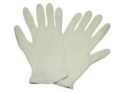 GUANTI IN COTONE BIANCO PZ 12
