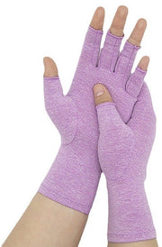 2 paia di guanti senza dita, supporto compressivo sportivo, antiscivolo in silicone + mesh respirante, adattabile a tutte le attività (bici, triathlon, outdoor), stile trendy (blu, piccola)