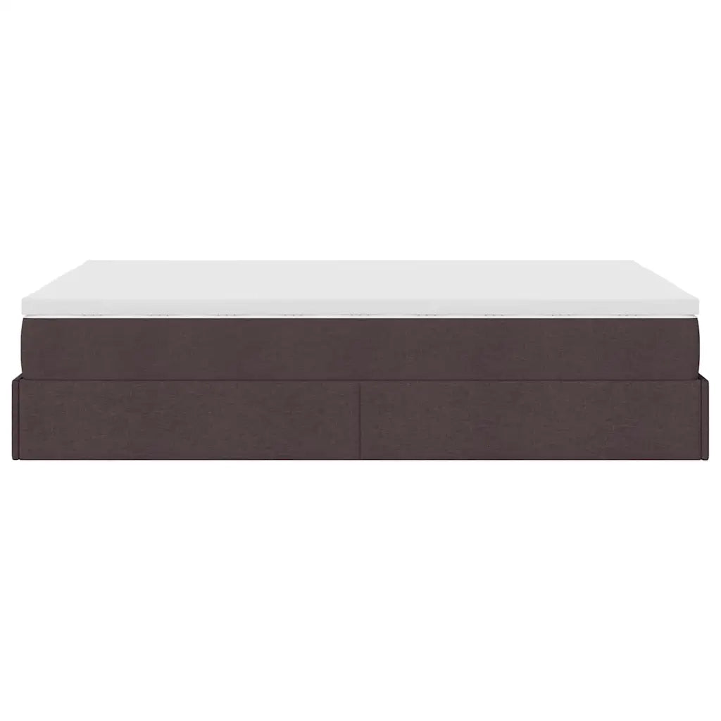 Struttura Letto Pouf con Materasso 80x200 cm in Tessuto 3311095