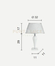 LUMETTO RAVEL NERO E CROMO ATTACCO E14 1 LUCE H. 29+17CM