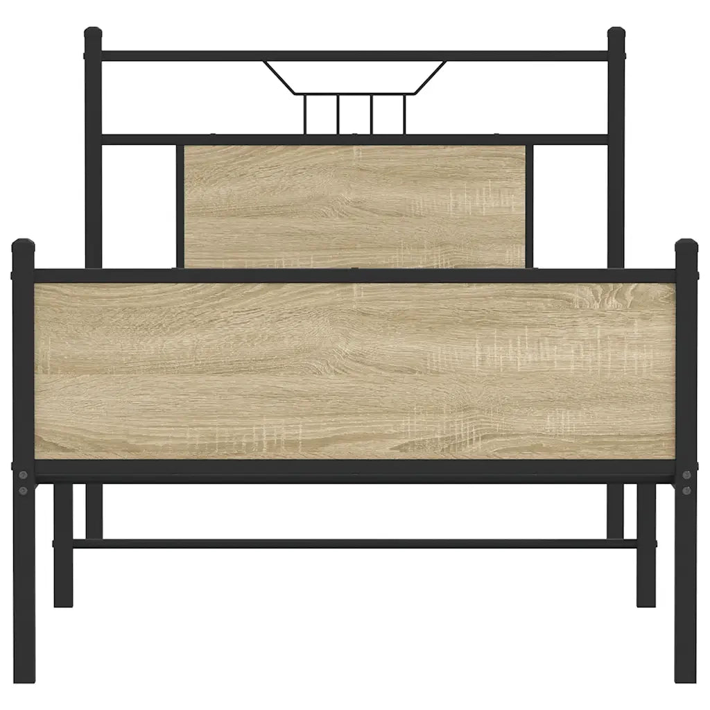 Giroletto senza Materasso Rovere Sonoma 80x200 cm in Truciolato 4106971