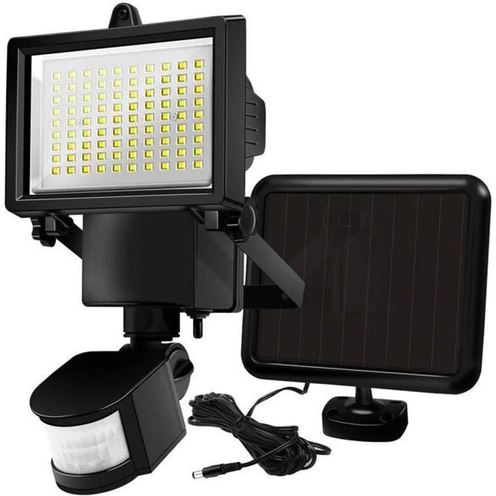 Proiettore solare LUMI JARDIN Cooper nero - H 22 cm - Nero