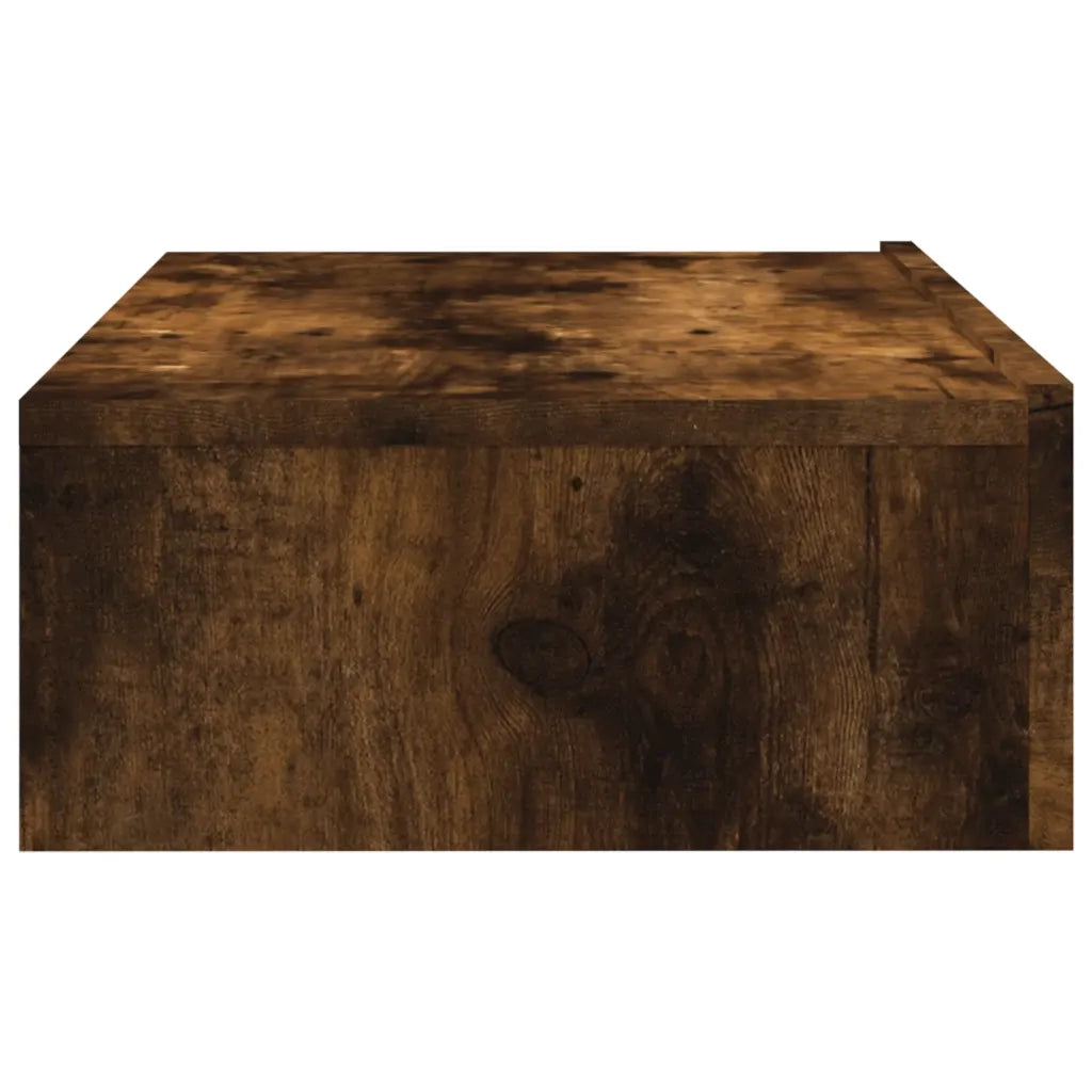 Mobile TV | Armadietto TV | Mobile Porta TV con Luci LED Rovere Fumo 60x35x15,5 cm