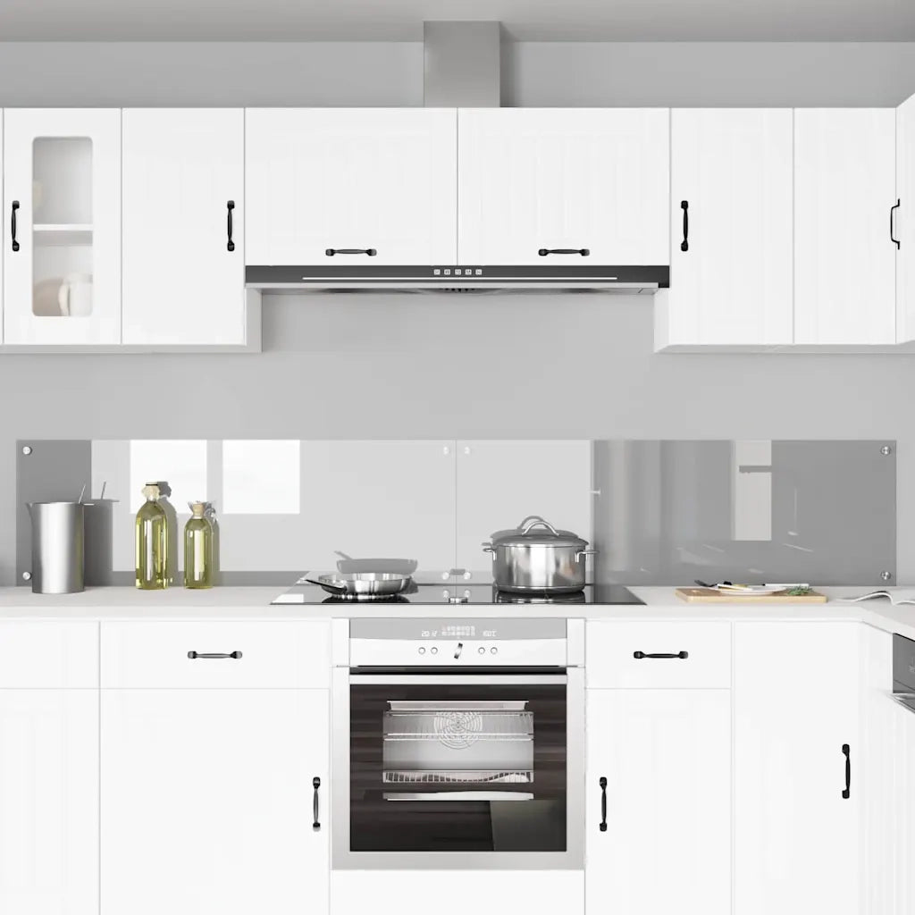 Schienale da cucina 2 pcs Grigio chiaro 120 x 40 cm