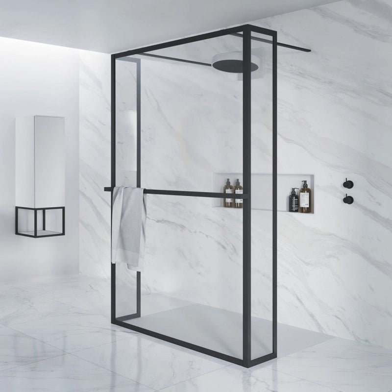 Parete doccia walk-in italiana LUCID 404 RIHO 120x30x200 cm