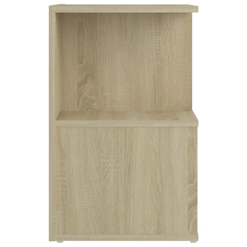 Comodini 2 pz-Set di 2 Tavolino da notte Rovere Sonoma 35x35x55 cm in Legno Multistrato