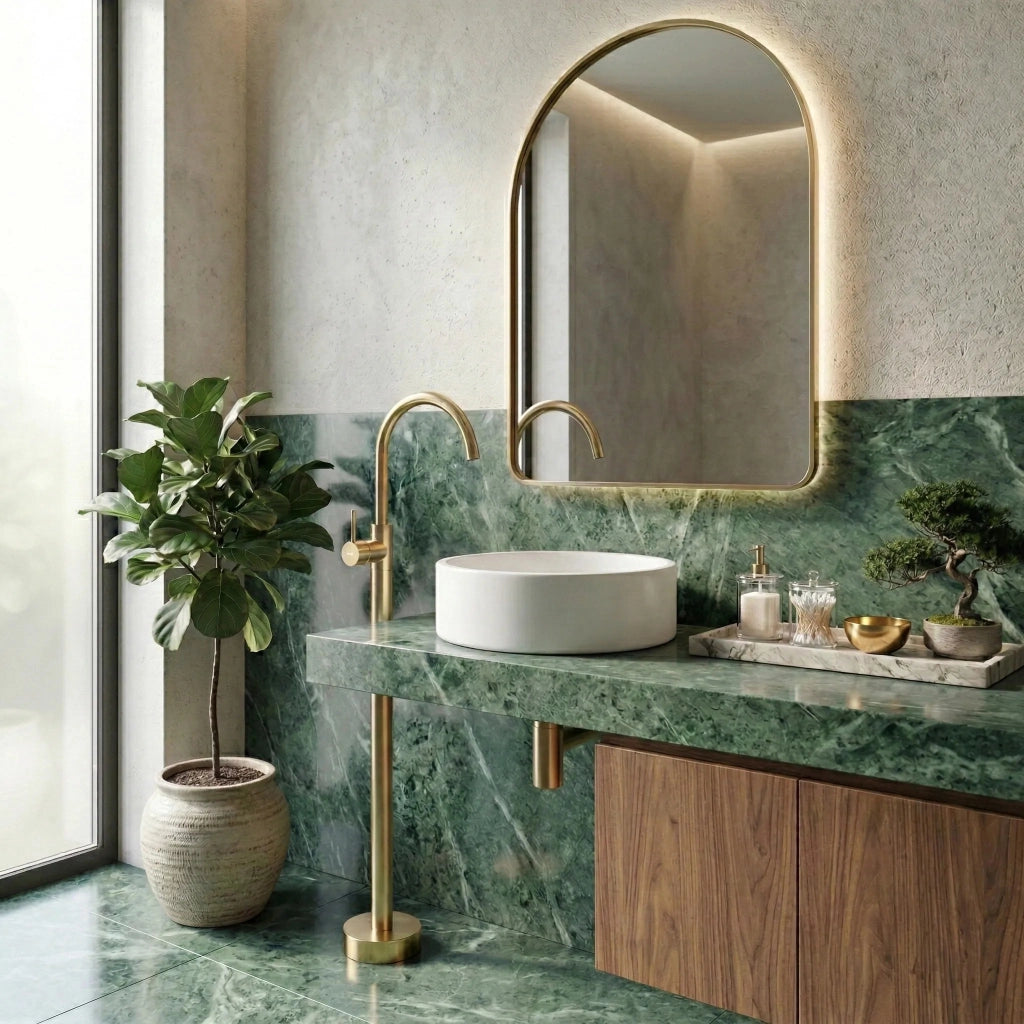 Rubinetto Da Lavabo Rea Lungo Gold