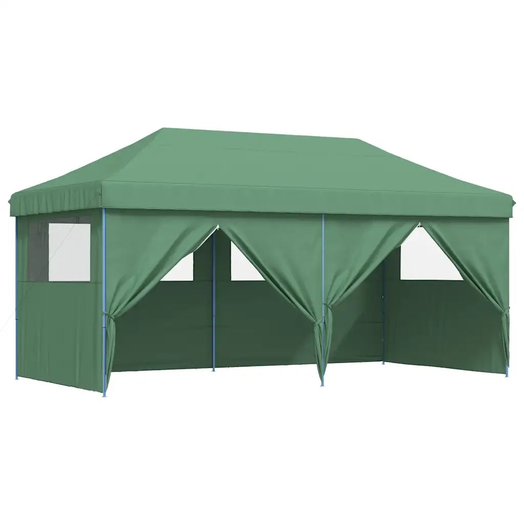 Tendone per Feste Pieghevole Pop-Up con 4 Pareti Verde