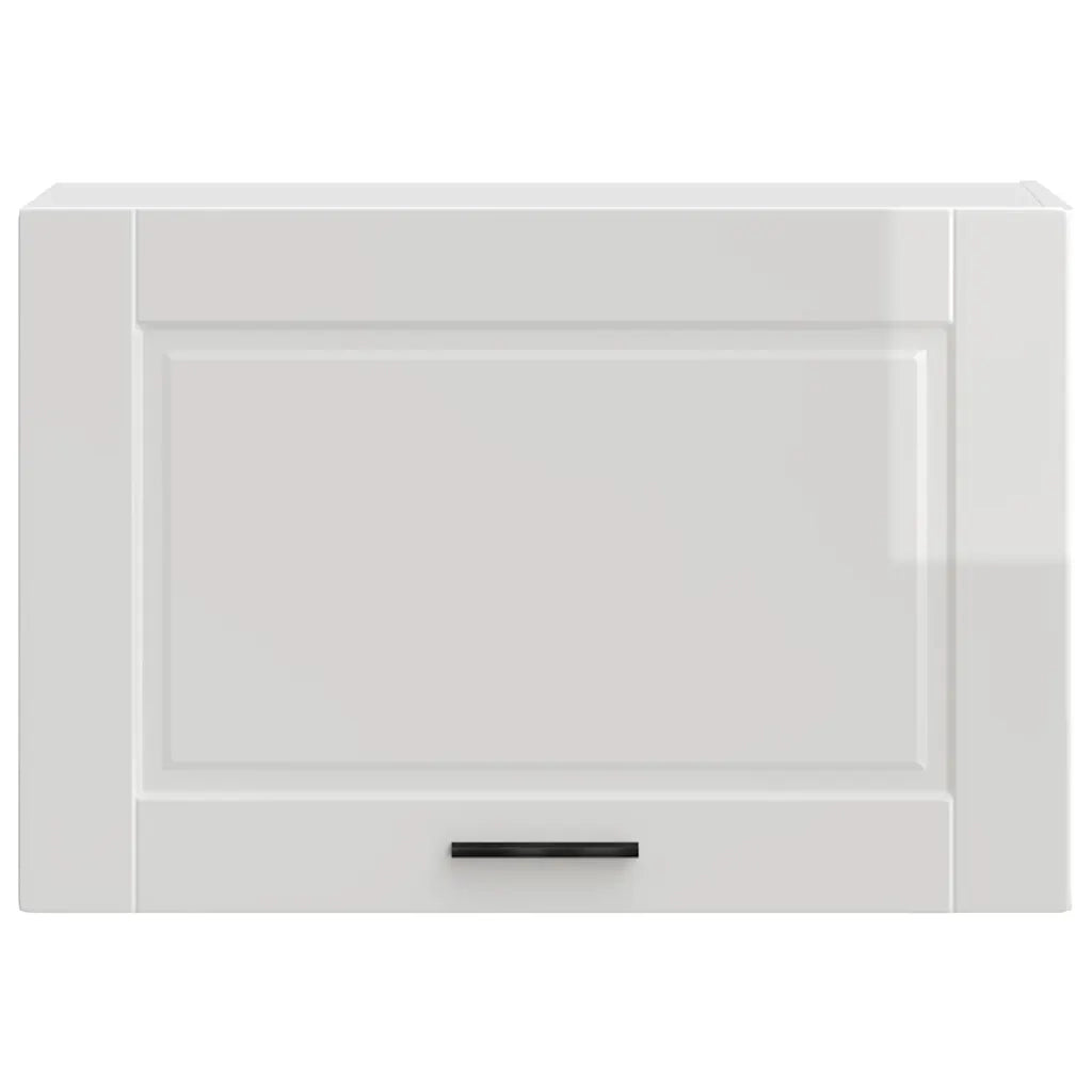 Pensile da Cucina Porto Bianco Lucido in Legno Multistrato 854079