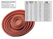 Sottovaso per piante rotondo Marrone Bama Ø 24 cm