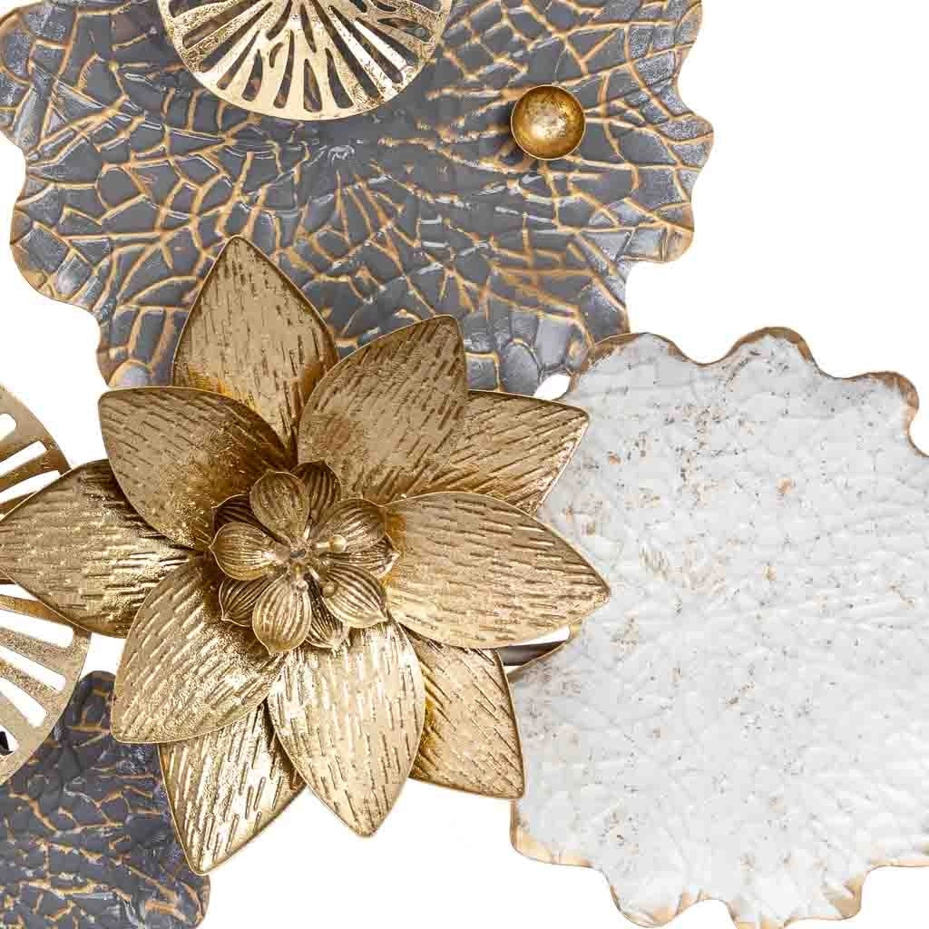Carta da parati decorativa in metallo 95,3x56,5x7,6