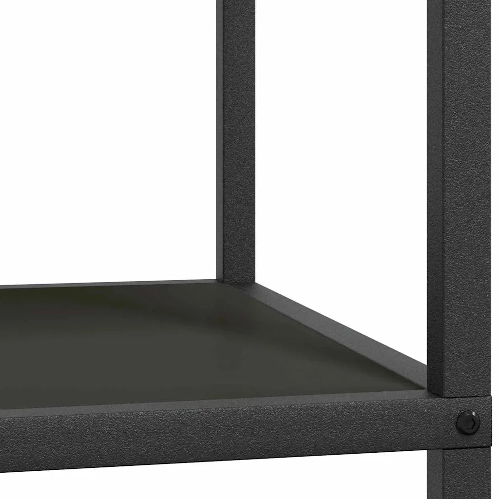 vidaXL Mensola per il deposito in cucina con lo scaffale Nero Acciaio